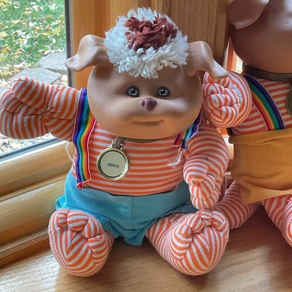 Vintage 1985 Xavier Roberts Coleco 14” Cabbage Patch Koosas Dog Sqwash Morris - Picture 2 of 15
